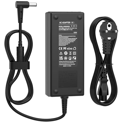 150W Ladegerät Netzteil Ladekabel Kompatibel für Asus TUF Gaming A15 A17 F15 F17 FX505 FX505DT FX505GT FX705GT FX566 FX705 FX506 FX706 FX766 A18-150P1A, ROG G531GT G531GD G731GT ADP-150CH B Adapter