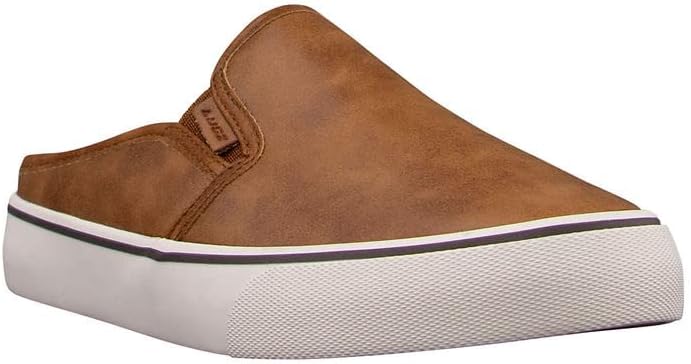 Lugz Women's Clipper Mule LX Fleece Fashion Sneaker, Cashew/Natural/Whisper White, 8