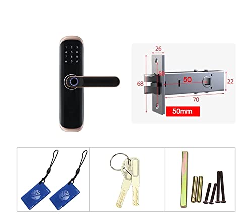 �h�A���b�N �p�X���[�h���b�N �z�e���t�B���K�[�v�����g�h�A���b�NWiFi�u���[�g�D�[�X�����R���d�q���b�N�����f�W�^�� IC�J�[�h�X�}�[�g���b�N�f���A�����b�`(Basic 50mm 1 Latch)