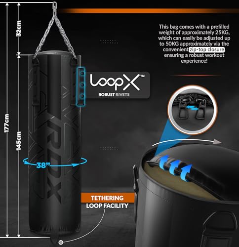 RDX 5FT Pre-Filled Punching Bag