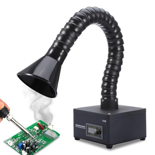 Mecpow P150 Solder Fume Extractor - 150W, 258m³/h Suction, 3-Layer HEPA & Carbon Filter, For Laser Engraving & Soldering