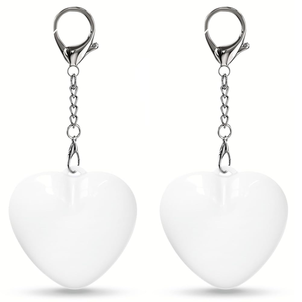 UDSKNV[KSL Love Wallet Tote Bag Touch Sensing Lamp, 2PCS Heart Shaped Purse Light Handbag Light for Keychain, for Women Girls Mother