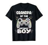 Photo Gallery nonno del ragazzo di compleanno video gamer festa di compleanno maglietta Photo Gallery nonno del ragazzo di compleanno video gamer festa di compleanno maglietta