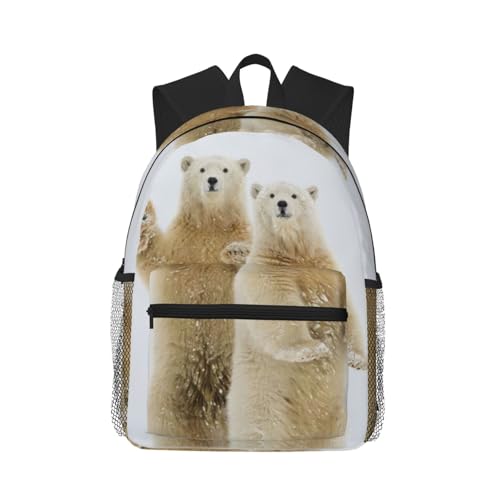 Sac à dos pour ordinateur portable EdWal, le style ours polaire pour vos trajets de voyage