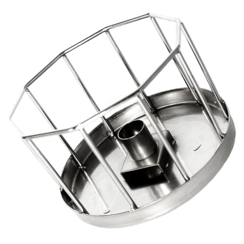 Abaodam Reptile Automatic Water Feeder Dish Stainless Steel Pet Water Bowl for Bearded Dragons Turtles and Lizards Durable Space Saving Design for Easy Hydration Pet Cages