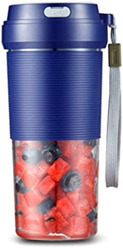 GIYL Portable Blender, Rechargeable Mini Blender Travel Blender Smoothie Maker with 2 Stainless Steel Blades, for Home,Sports,Travel, Outdoors,Blue