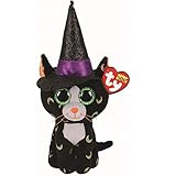 TY UK Ltd 36235 Pandora Cat Halloween 2020 Plush Toy, Multicoloured, 15cm