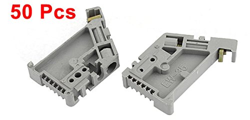 Produktbild von Respicefinem 50x 35-mm-DIN-Schienen-Endklemmen – Schraubbefestigung, Aus Kunststoff, Modell 13, Für Reihenklemmen Und Schaltschränke