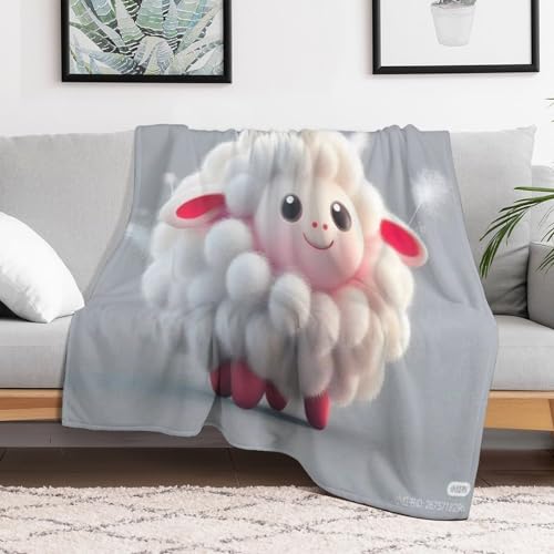 Couverture mouton lavable en machine plaid lit canapé chaud - 3