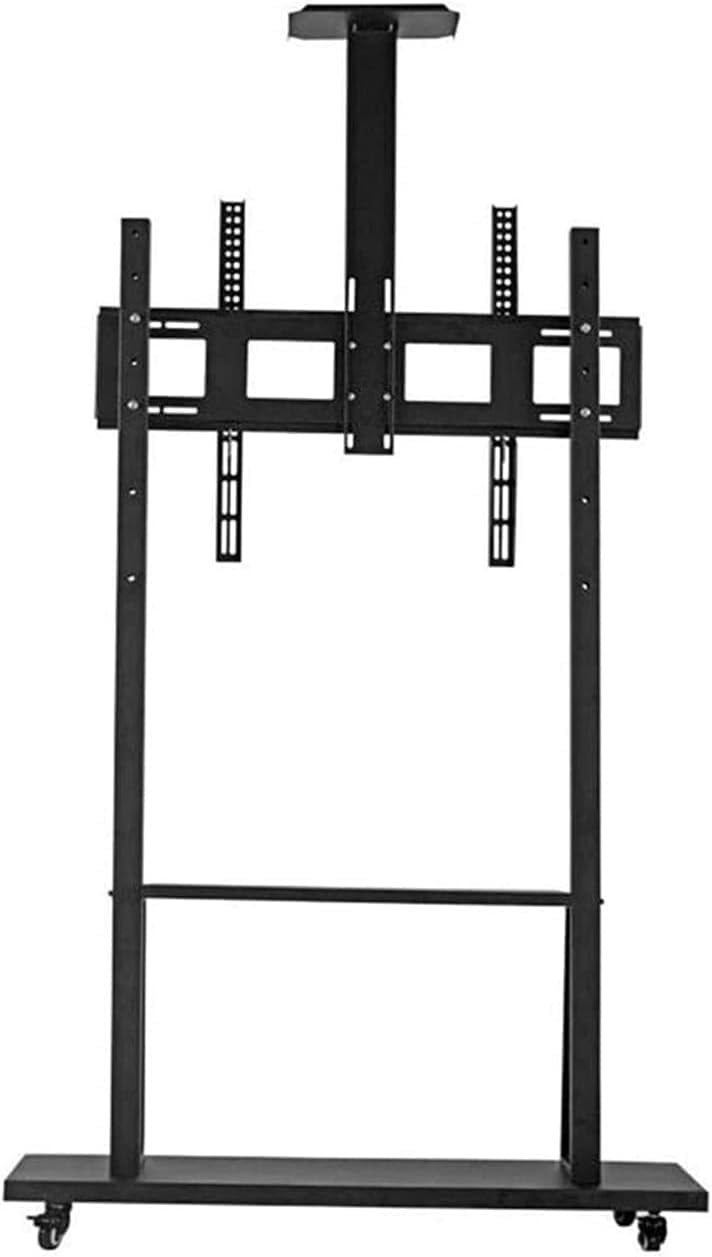 OLSKFUH Rolling Tv Stand, Mobile Tv Cart, Mobile Tv Stand, Tv Riser Tv Mounts Stands Turntables Office Home Trolley Floor Bracket,