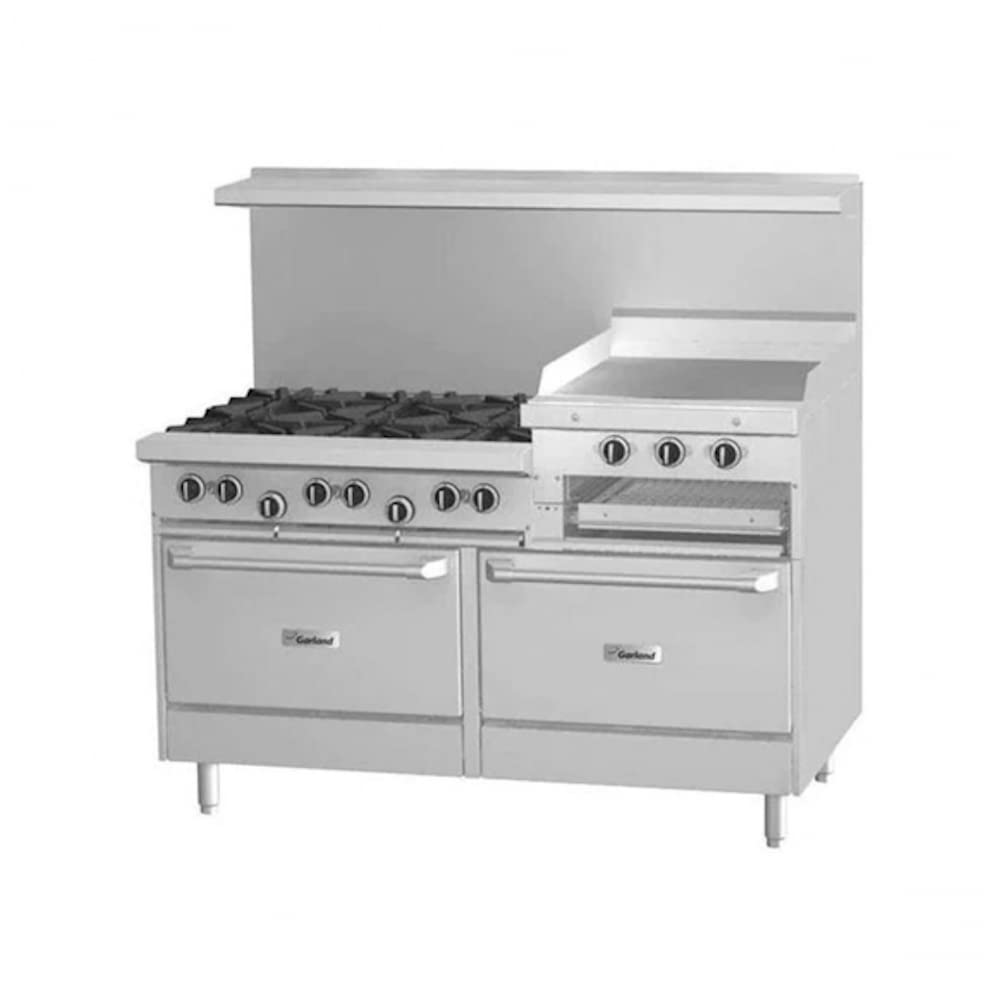 Garland G60-6R24SS G Starfire Pro Series Gas Restaurant Range 60