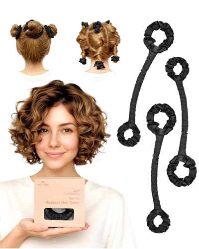BONNET QUEEN Heatless Hair Curler Set (3Pcs), Heatless Curls Overnight