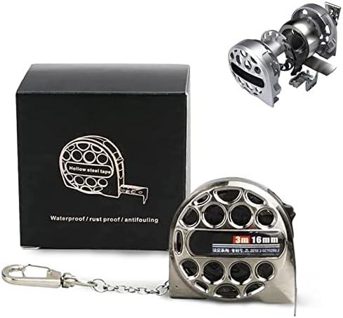 Stainless Steel Anti-Corrosion Retractable Metric Ruler - 25-Foot Tape Measure, Heavy Duty Retractable Metric Ruler, Waterproof & Wear-Resistant, Impact Tape Measure for Daily Use (3m x 16mm)