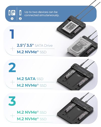 ICY BOX NVMe & SATA Docking Station