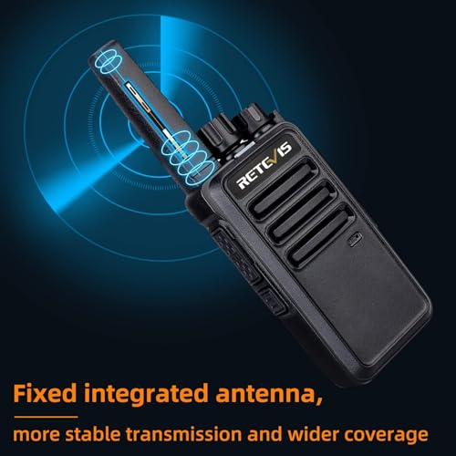 Retevis RT68 Walkie Talkies Rechargeable,Portable FRS Two-Way Radios for Adults,Heavy Duty 2 Way Radios Long Range,USB Charging Base,License Free Walkie Talkie for Road Trip Gifts Camping (2 Pack) - Image 5