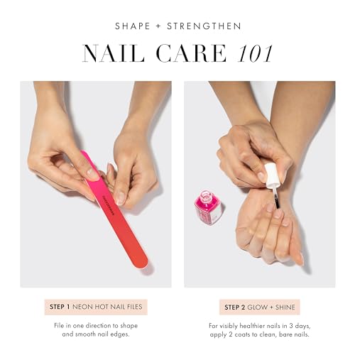Image of Dream Nail Length & Shape: HTR Glow & Shine , Neon Nail File Pack