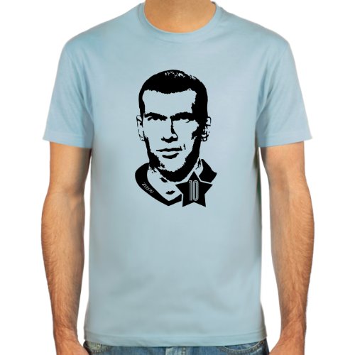 T-Shirt Zinedine Zidane Foot Rétro en coton bio SpielRaum