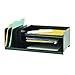 MMF Industries STEELMASTER Legal-Size File Organizer for Desk | 7 Sections | Black Color | Scratch & Chip-Resistant Finish | Non-Skid Feet | Steel Office File Organizer