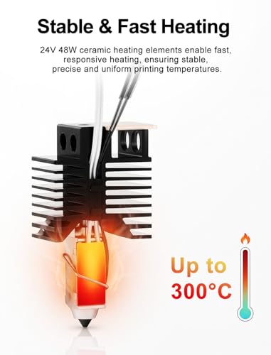 Hotend U1 0,4 mm pour Snapmaker bloc céramique 24V - 4