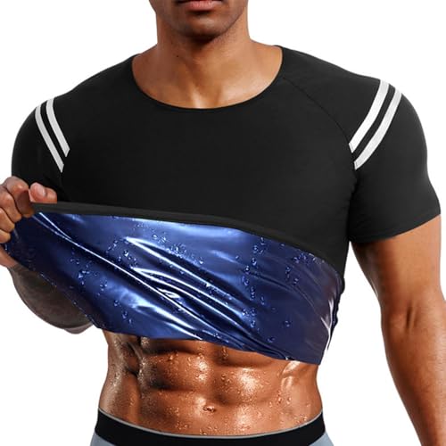 Weqizuerqi Chaleco De Sauna Camisetas De Sauna Para Hombre Chaleco Moldeador De Sudor Camiseta Sin Mangas Para Entrenamiento Camiseta Gimnasio Para Adelgazar Promueve La Sudoración Y La Quema Grasa
