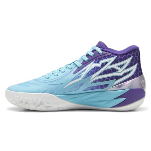 PUMA Mens Mb.02 Fade Basketball Sneakers Shoes - Blue, Purple - Size 11.5 M3