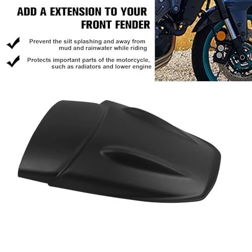 Image of CHIFUN Front Fender Mudguard Extender Wheel Cover Splash Guard Extension Replacement for Yamaha MT09 MT-09 MT09 SP 2021-2023 Motorcycle Dust Guards Accessories