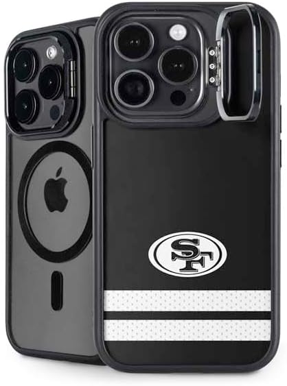 Skinit Kickstand Phone Case Compatible with iPhone 14 Pro Max - Officially Licensed NFL San Francisco 49ers Shutout Design