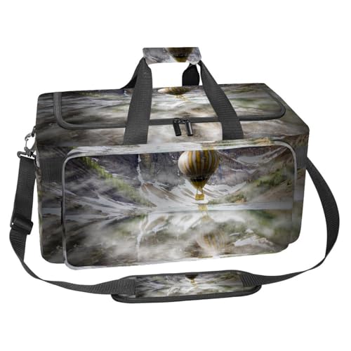 Sac de sport 30L carlin bleu, sac de voyage fitness et entraînement 25x48x26cm avec organiseur