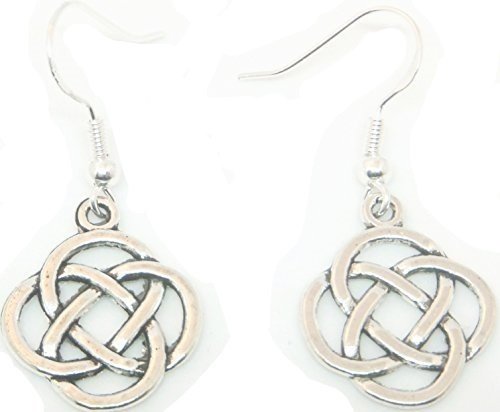 Starfish RecordsRoyal Swan Tibetan Silver Celtic Gaelic Earrings On Sterling Silver Hooks Free Organza Gift Bag Wiccan Pagan Wicca