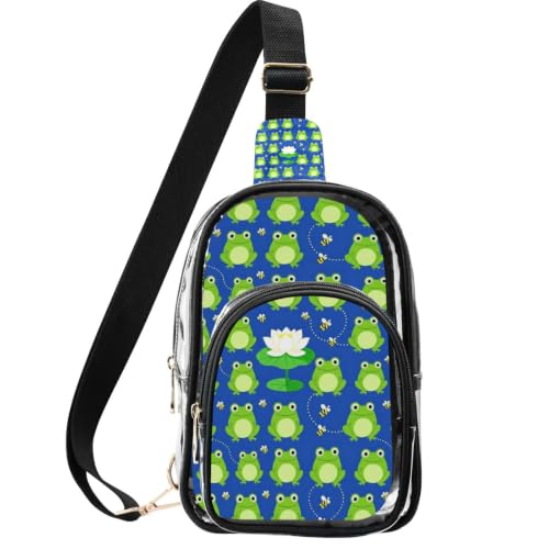 Bolso cruzado transparente antirrozaduras con asas duales