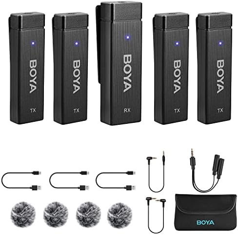 Microfono Lavalier Wireless BOYA BY-V4U Per IPhone/Android - Con Custodia Di Ricarica - Foto 10