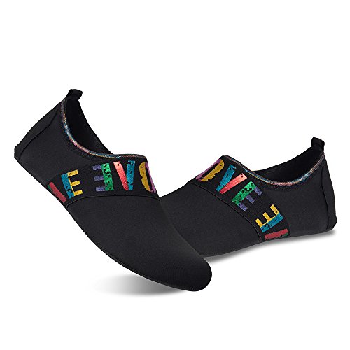 Image of Water Shoes Mens Womens Beach Swim Shoes Quick-Dry Aqua Socks Pool Shoes for Surf Yoga Water Aerobics