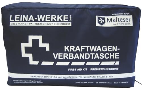 Preisvergleich Produktbild Leina-Werke KFZ-Verbandtasche DIN 13164 in Folientasche schwarz