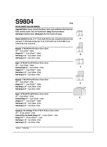SIMPLICITY SS9804OS Bicycle Baskets, Bags and Panniers OS (ONE Size), Multicoloured - Image 2