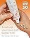 Andalou Naturals Vitamin C BB Beauty Balm Sheer Tint SPF 30 - 2-in-1 BB Cream & Mineral Sunscreen for Face - With Non-Nano Zinc Oxide Skin Protection - 2 fl oz
