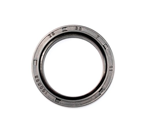 EAI Oil Seal 28mm X 38mm X 7mm TC Double Lip w/Spring. Metal Case w/Nitrile Rubber Coating