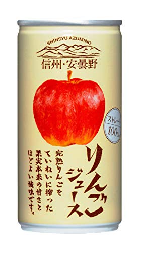 ゴールドパック 信州・安曇野りんごジュース 190g×30本