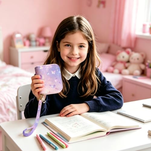 Image of Girls Wallet for Kids, Kids Wallet Toddler Purse Christmas Birthday Gift