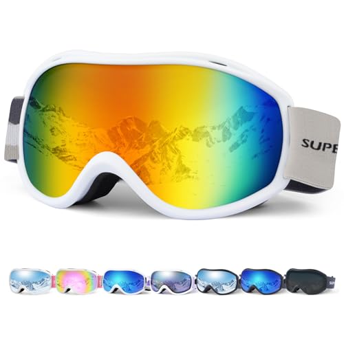 Supertrip Ski Goggles for Men Womens Anti-fog skiing goggles UV Protection Snow Snowboarding Goggles for Adult Youth