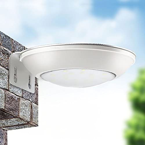 UBERSWEET whiteLed Garden Solar Light Outdoor Landscape Courtyard Radar Induction LED Street Wall Lamp Outdoor Home Garden Solar Exterior Panel
