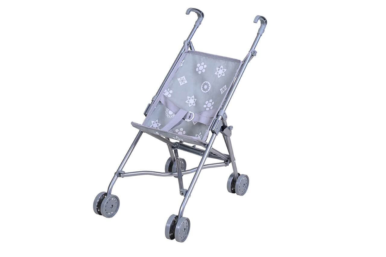 KNORRTOYS.COM 12640 Sim-Royal Grey Doll's Buggy 42 x 27 x 55 cm