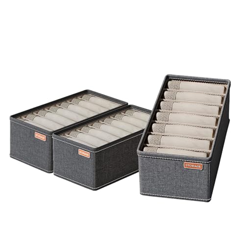 Organizador de Gaveta para Roupas 16x32x11cm - Caixa de Organizaç...