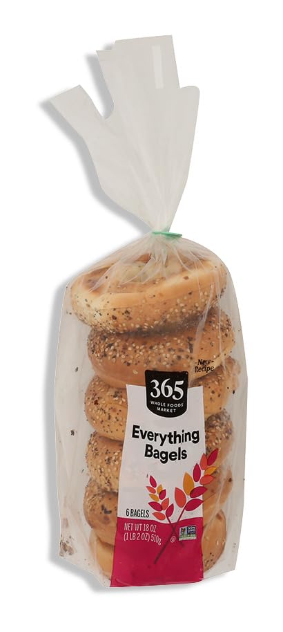 365 By Whole Foods Market, Everything Bagels, 18 Ounce