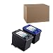 Remanufactured Ink Cartridge Replacement for HP 21 and HP 22 (1 Black 1 Color 2 Pack)