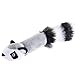 Tree-es-Life 2017 Adorable Vocal Squirrel Skunk Peluche de Felpa para Mascotas Juguete para Perro Gato Cola Larga Adorable Sonido Interactivo Peluches Color Mezclado Skunk