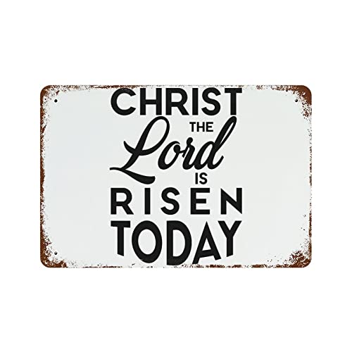 Panneau Christ The Lord Is Risen Today plaque décorative rétro haut de gamme 30x45 - 2
