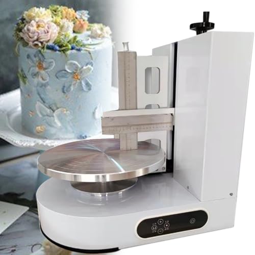 Máquina eléctrica para decorar tartas, revestimiento de crema suave, velocidad de rotación ajustable para panaderos profesionales y domésticos