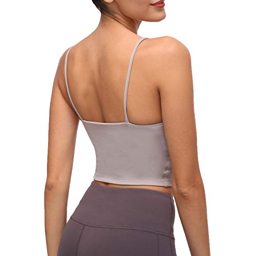 Image of Lemedy Women Padded Sports Bra Fitness Workout Running Shirts Yoga Tank Top