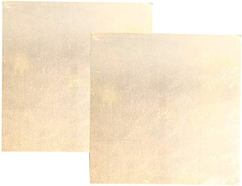 Plaque de laiton 2 mm d'épaisseur format 200x300mm coupée avec précision
