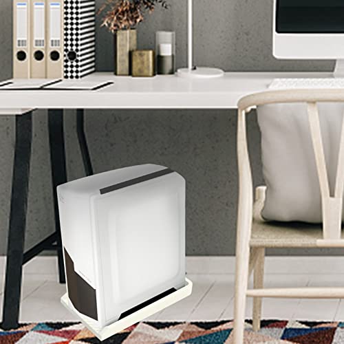 Soporte para CPU con ruedas rodantes, carrito móvil para torre de PC, soporte protector y elevador para CPU bajo escritorio (Negro) miniatura 7